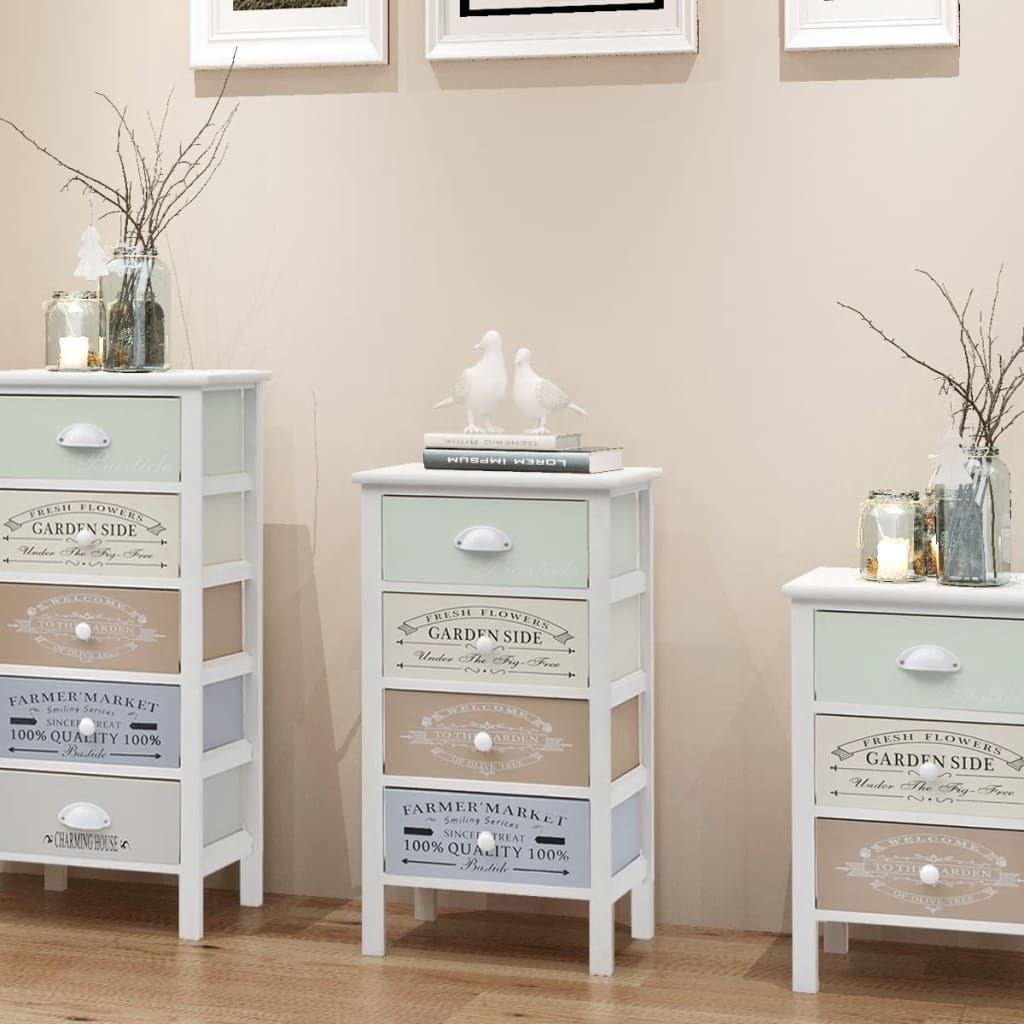 Mueble de almacenaje con 4 cajones madera