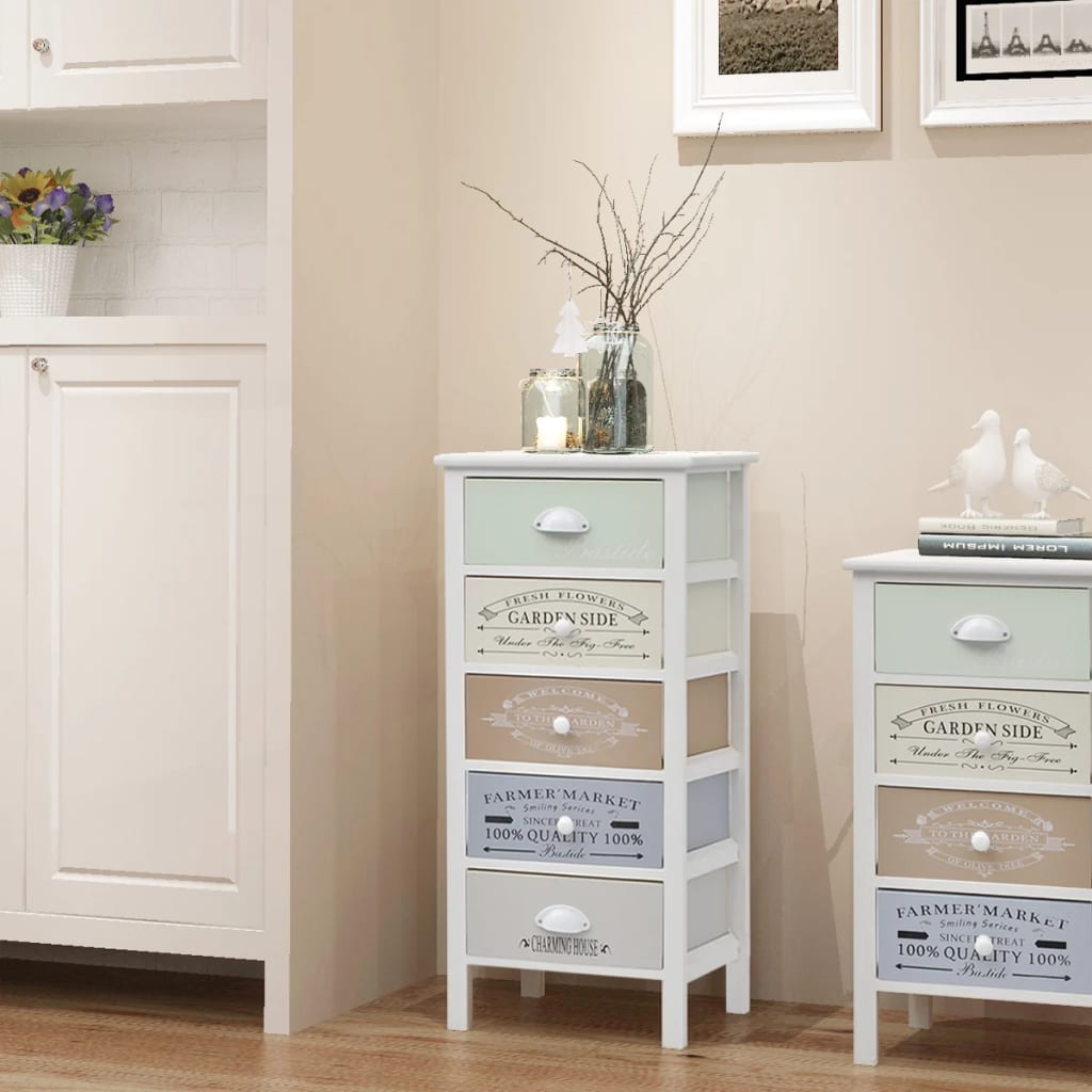 Mueble de almacenaje con 4 cajones madera