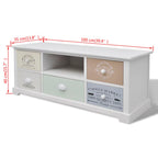 Mueble para TV de estilo francés madera