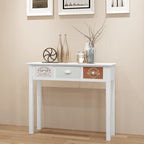 Mesa consola de estilo francés de madera