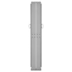 Toldo lateral retráctil color crema 160x600 cm