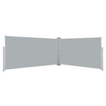 Toldo Lateral Retráctil 160x600 cm Gris
