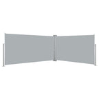 Toldo Lateral Retráctil 160x600 cm Gris