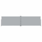 Toldo Lateral Retráctil 160x600 cm Gris