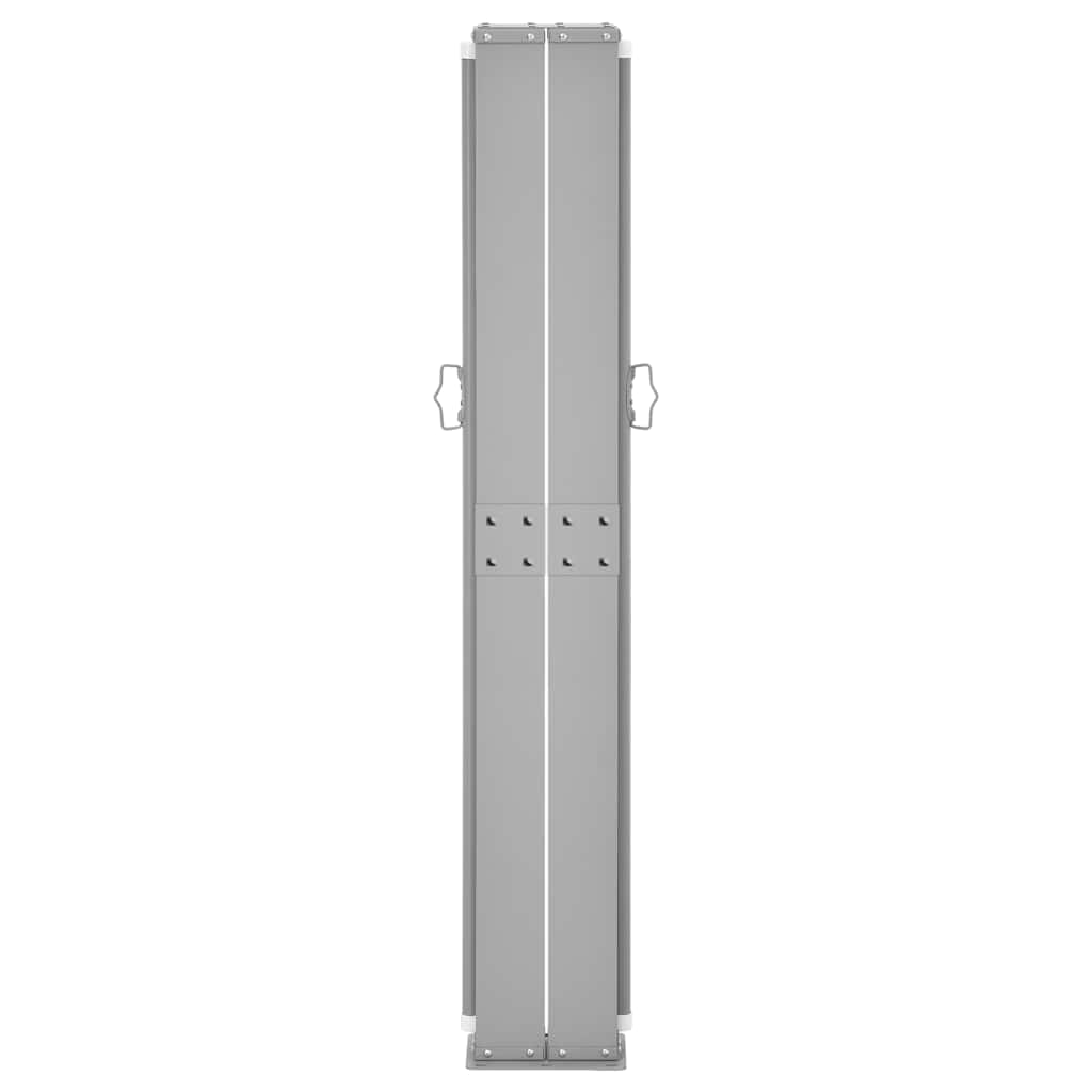 Toldo Lateral Retráctil 160x600 cm Gris