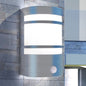 Outdoor stainless steel wall lamp with sensor