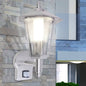 Outdoor Wall Lamp with Sensor Stainless Steel Body