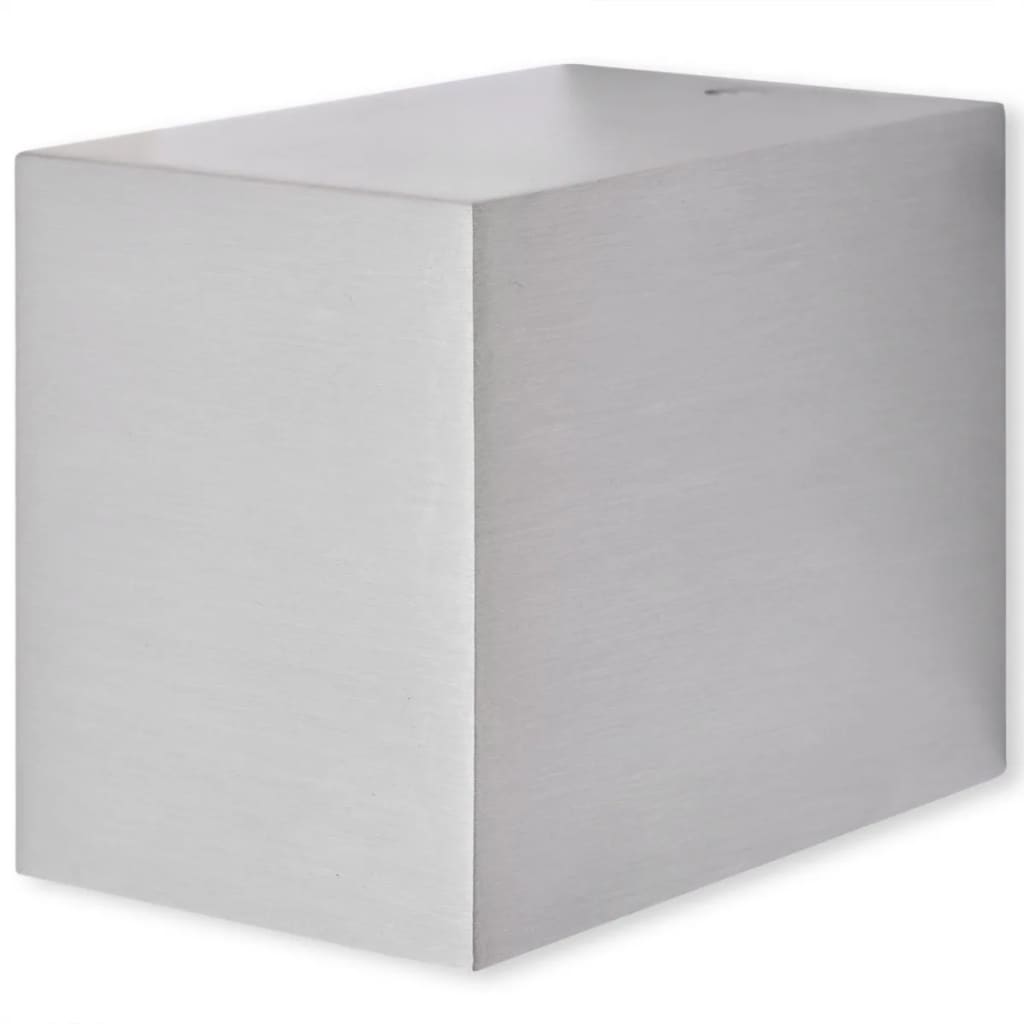 Lámparas de pared cúbicas para exteriores 2 piezas
