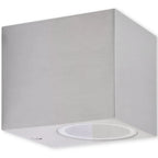 Lámparas de pared cúbicas para exteriores 2 piezas