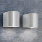 Lámparas de pared para exteriores 2 piezas