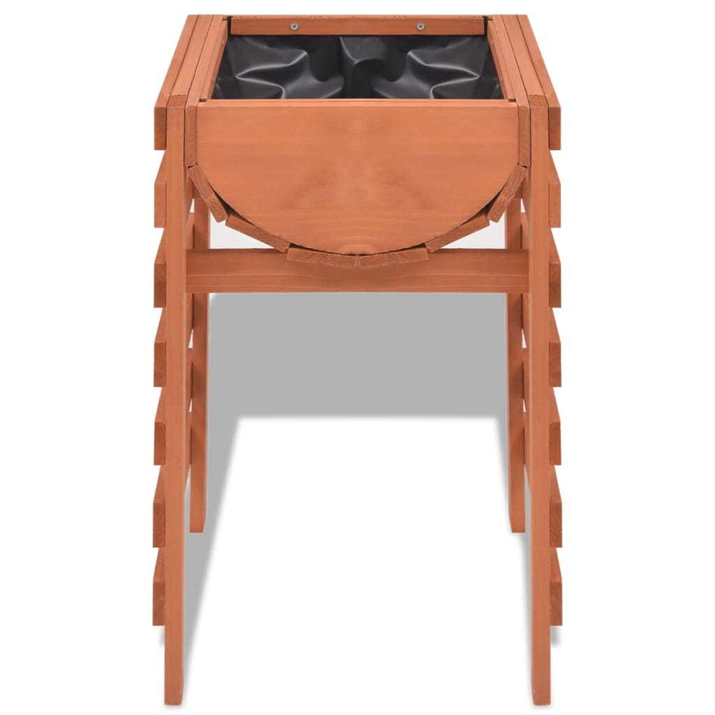 Jardinera de madera 38x36x60 cm