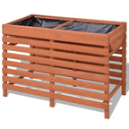 Jardinera de madera 100x50x71 cm