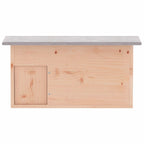 Casa para erizos de madera 45x33x22 cm