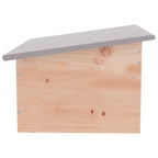 Casa para erizos de madera 45x33x22 cm