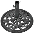 Base de sombrilla de hierro fundido 12 kg 48 cm