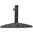 Base de sombrilla de hierro fundido 12 kg 48 cm