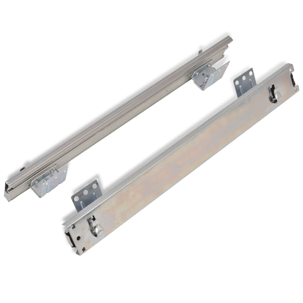 Bandejas de alambre extraíbles 2 uds plateado 400 mm