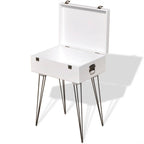 Mesita auxiliar blanco 40x30x57 cm