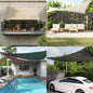 Toldo de vela quadrado 3,6x3,6 m HDPE bege