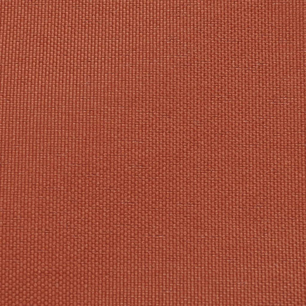 Toldo lateral para balcón tela oxford terracota 90x600 cm