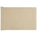 Toldo para balcón tela oxford 75x400 cm beige