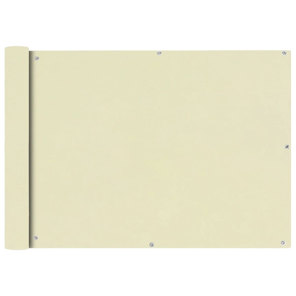 Toldo para balcón tela oxford 75x400 cm beige