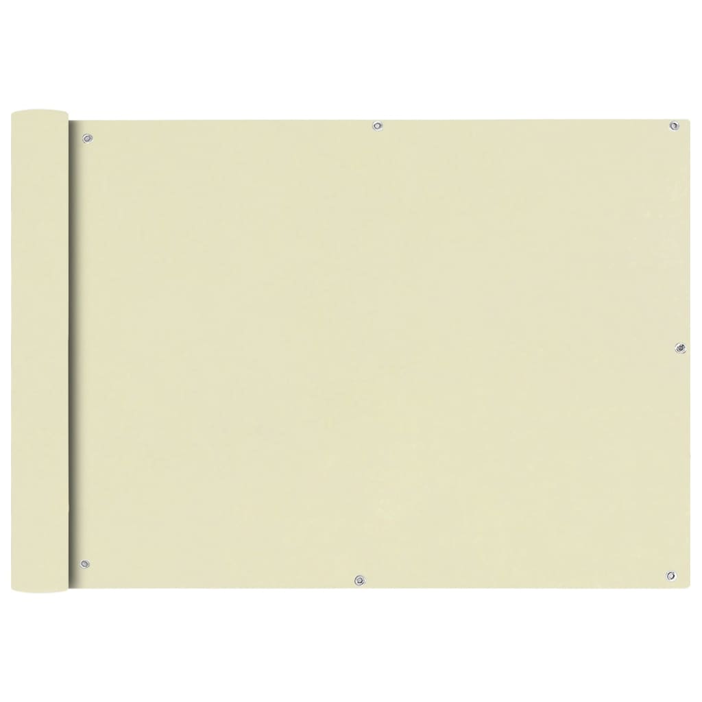 Toldo para balcón tela oxford 75x400 cm beige