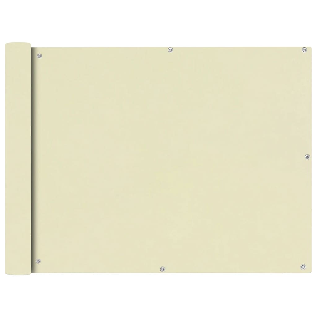 Toldo para balcón tela oxford 75x400 cm beige