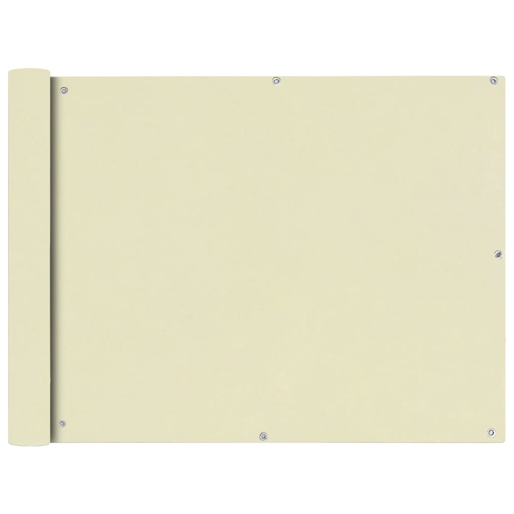 Toldo para balcón tela oxford 75x400 cm beige