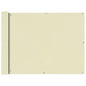 Toldo para balcón tela oxford 75x400 cm beige