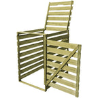 Cobertizo para contenedor de basura de madera impregnada 240 L