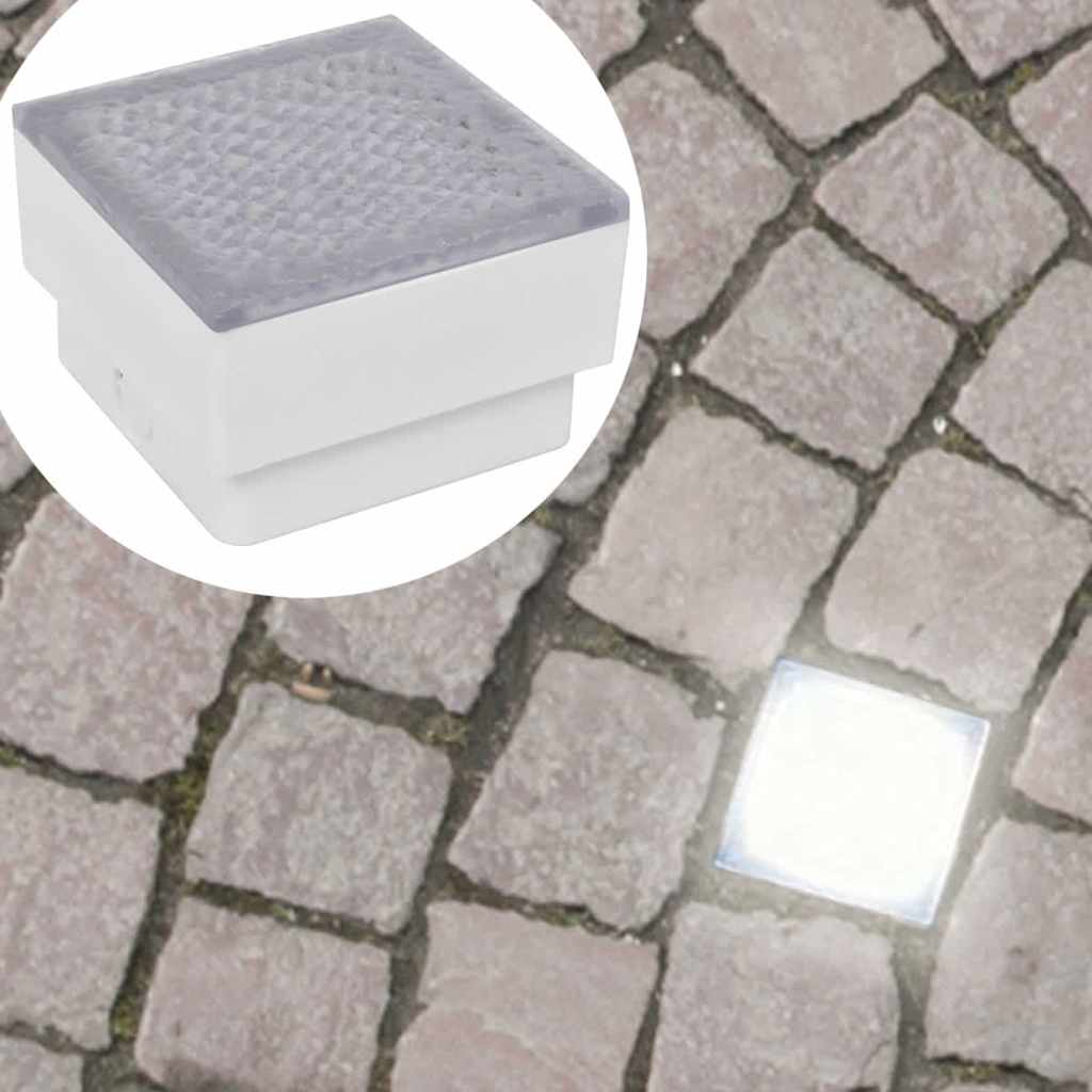 Focos empotrables LED 12 uds 100x100x68 mm