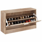Zapatero de color roble 80x24x45 cm