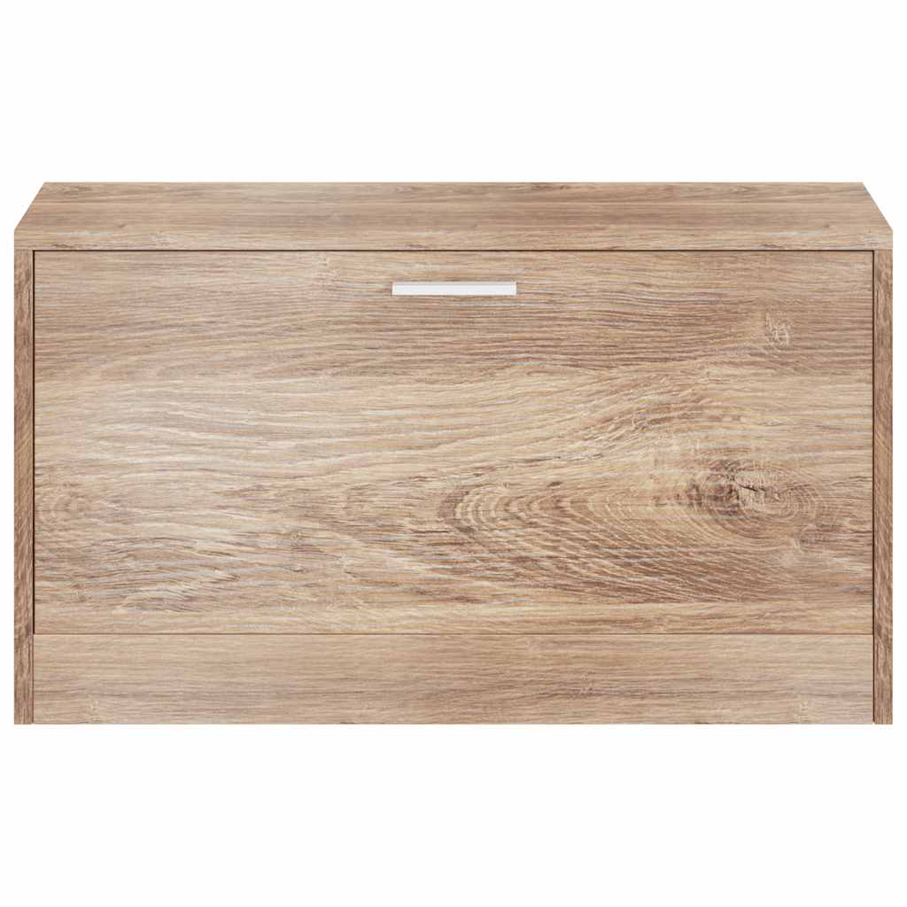 Zapatero de color roble 80x24x45 cm