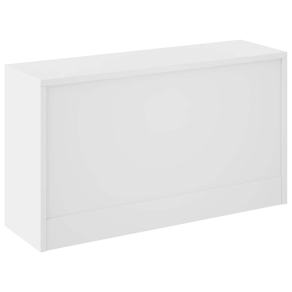 Zapatero blanco 80x24x45 cm