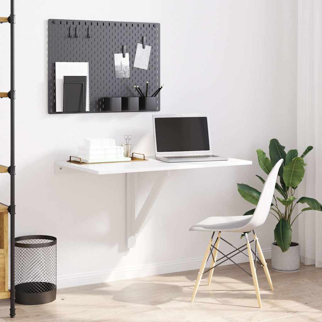 Mesa plegable de pared blanco 100x60 cm
