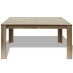 Mesa de comedor color roble 140x80x75 cm