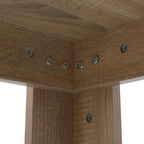 Mesa de comedor color roble 140x80x75 cm