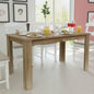 Oak dining table 140x80x75 cm