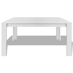 Mesa de comedor blanca 140x80x75 cm