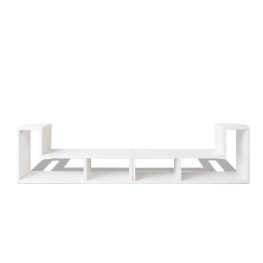 Mueble para TV en forma de L blanco