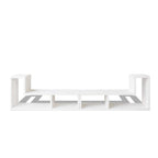 Mueble para TV en forma de L blanco