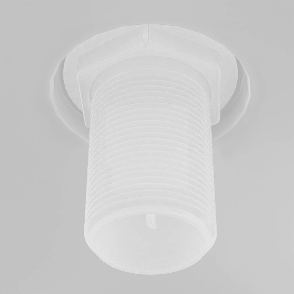 Cisterna de inodoro con entrada de agua inferior blanca 3/6 L