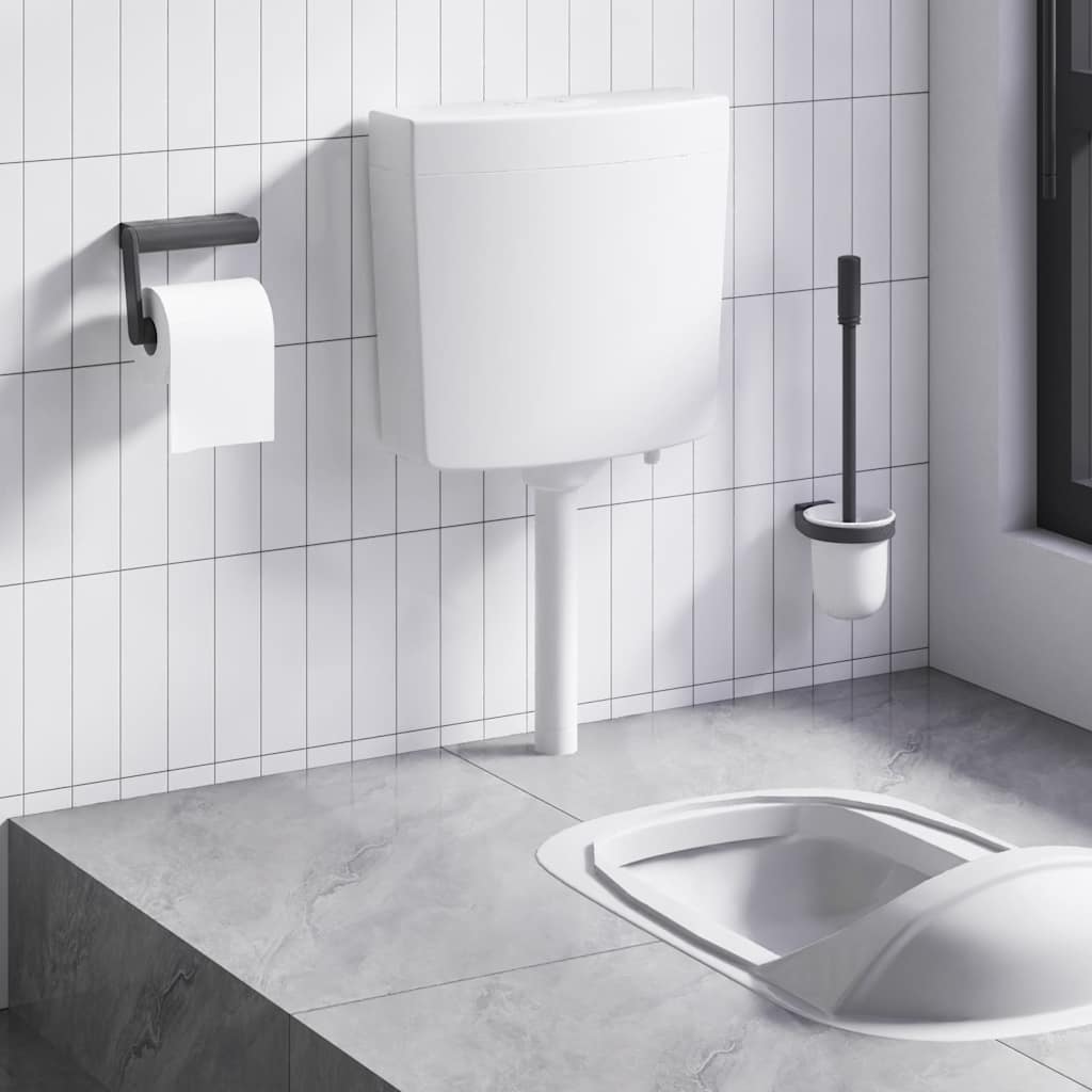Toilet cistern with bottom inlet, white, 3/6 L