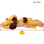 Perro de peluche marrón 120 cm