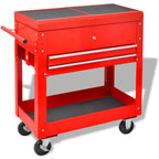 Carro de herramientas Rojo 70.5 x 37 x 71 cm Acero