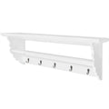 Perchero estilo barroco MDF blanco