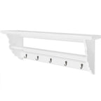 Perchero estilo barroco MDF blanco