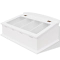 Cubertero estilo barroco MDF blanco