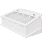 Cubertero estilo barroco MDF blanco